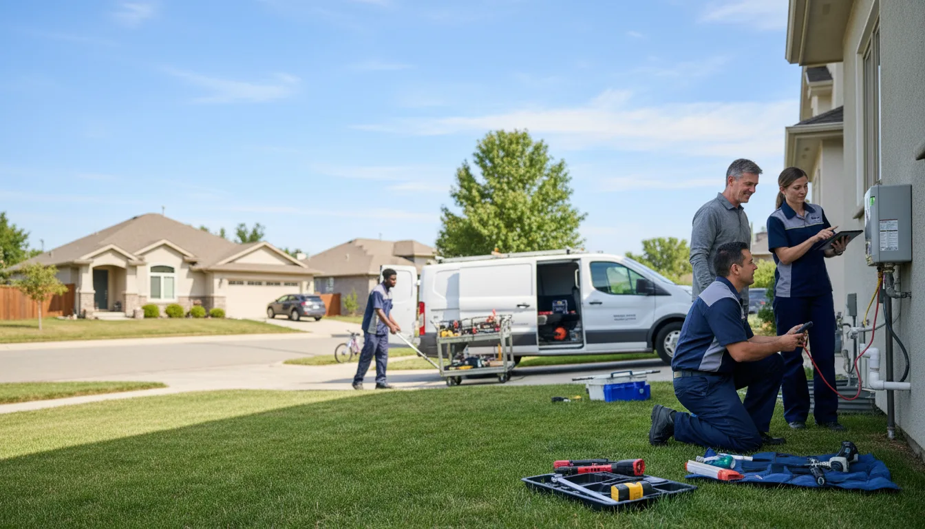Tankless water heater service in Paris, TX